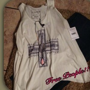 Free People Tank loose fit Med
